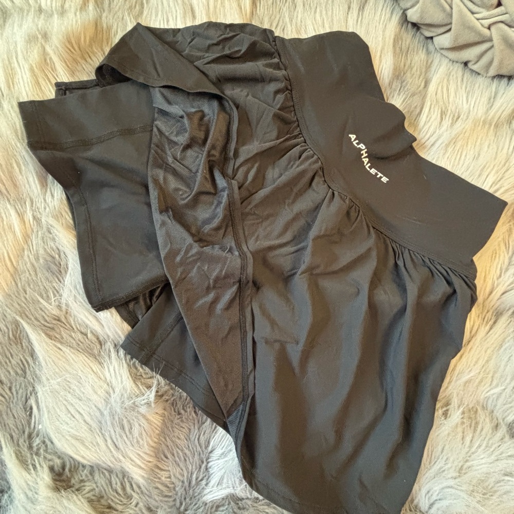 Alphalete Charcoal Gray Skort